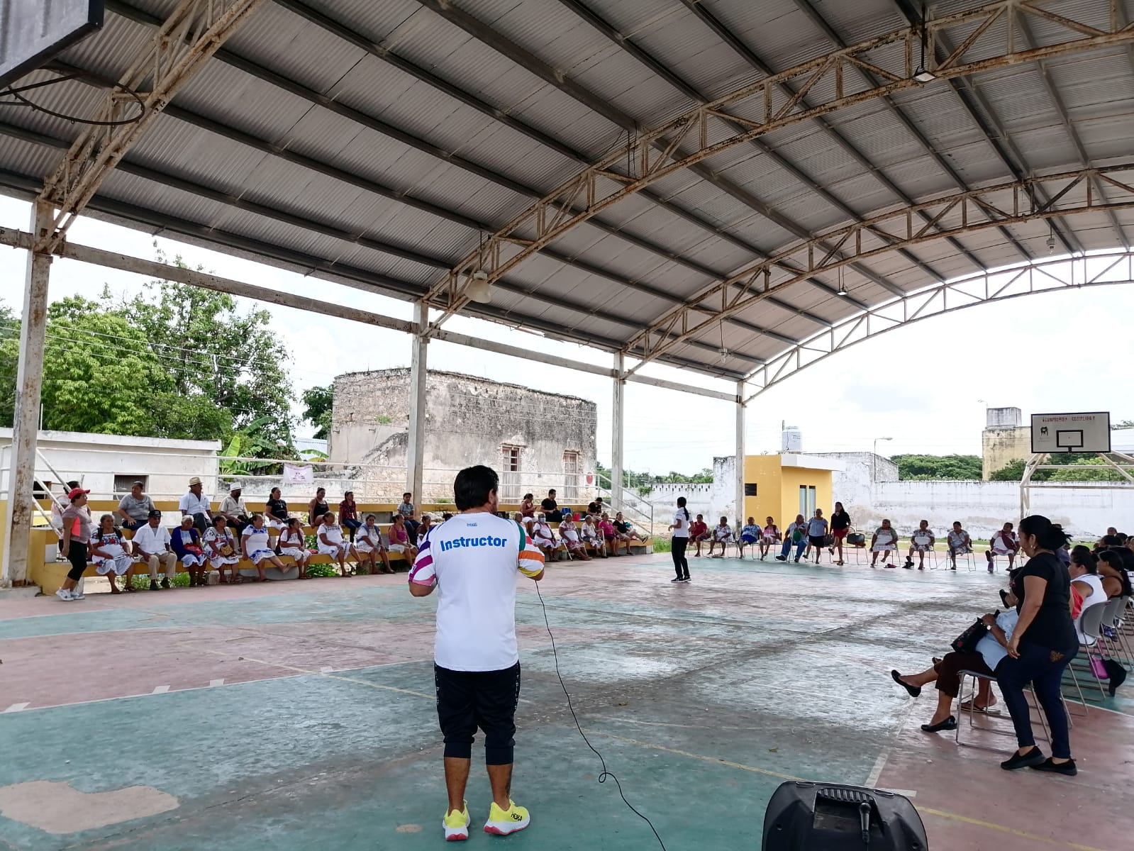 Se realizarón actividades para los adultos para beneficiar su salud.